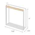 thumbnail image 5 of Yamazaki Home Napkin Holder, White, Steel + Wood, No Assembly, 5 of 5