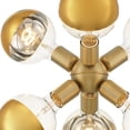 thumbnail image 4 of Designers Fountain Gambit 7 inch 6-Light Brushed Gold Modern Pendant Light, D293M-7P-BG, 4 of 9