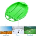 thumbnail image 2 of Clearance!XEOVHV Plastic Snow Sleds for Kids and Adult, Durable Downhill Sprinter Toboggan Snow Sled with 2 Handles, Winter Lightweight Sled ,Outdoor Skiing Board Snow Grass Sand Board, 2 of 4