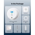 thumbnail image 5 of X-Sense Smoke and Carbon Monoxide Alarm Combo, 10 Year Sealed Battery, Wireless Interconnected Fire & CO Detector, Connects Up to 24 Link+ Devices, 2 PACK, 5 of 8