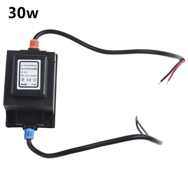 Chendee Transformateur Led 24 V Alimentation Ac/Ac, Transformateur d'Alimentation Extérieur Ip67, 30w