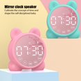 thumbnail image 4 of Bluetooth Reloj Despertador Niños Altavoz Color Caramelo Mini Inalámbrico Estéreo Envolvente Caja De Sonido Digital Pantalla, 4 of 4