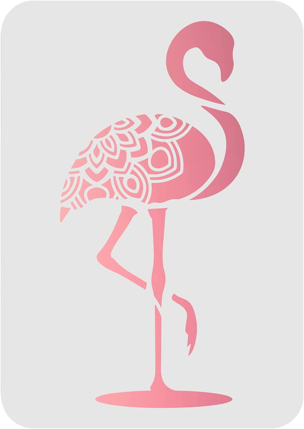 Large Size Flamingo Stencils 11.7x8.3Inch/29.7x21cm Flamingo DIY Decoration Painting Stencils