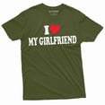 thumbnail image 5 of Men's I love my Girlfriend T-shirt Valentine's day GF tee shirt Boyfriend Girlfriend Tee Shirt, 5 of 7