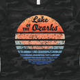 thumbnail image 4 of Inktastic Lake of the Ozarks Distressed Retro Sunset Women's T-Shirt, 4 of 5