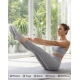 thumbnail image 6 of Yawlsow 4 Pairs Pilates Socks with Grips for Women, Grippy Socks for Barre Yoga Workout, Hospital, Size 5-10, 6 of 6