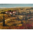 thumbnail image 2 of OToole, Tim 32x26 Black Ornate Wood Framed with Double Matting Museum Art Print Titled - Tuscany II, 2 of 4