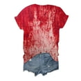 thumbnail image 4 of AWZXDE T-Shirts Élégants pour Femmes - T-Shirt à Manches Courtes Imprimé Col Rond pour Usage Quotidien Sorties Décontractées et Superposition, 4 of 4