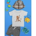 thumbnail image 3 of A Happy Monkey T-Shirt Infant -Image by Shutterstock,  18 Months, 3 of 4