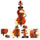 thumbnail image 2 of Caja de música creativa de 1 pieza, modelo de violín oscilante, adorno de escritorio (música aleatoria), 2 of 6