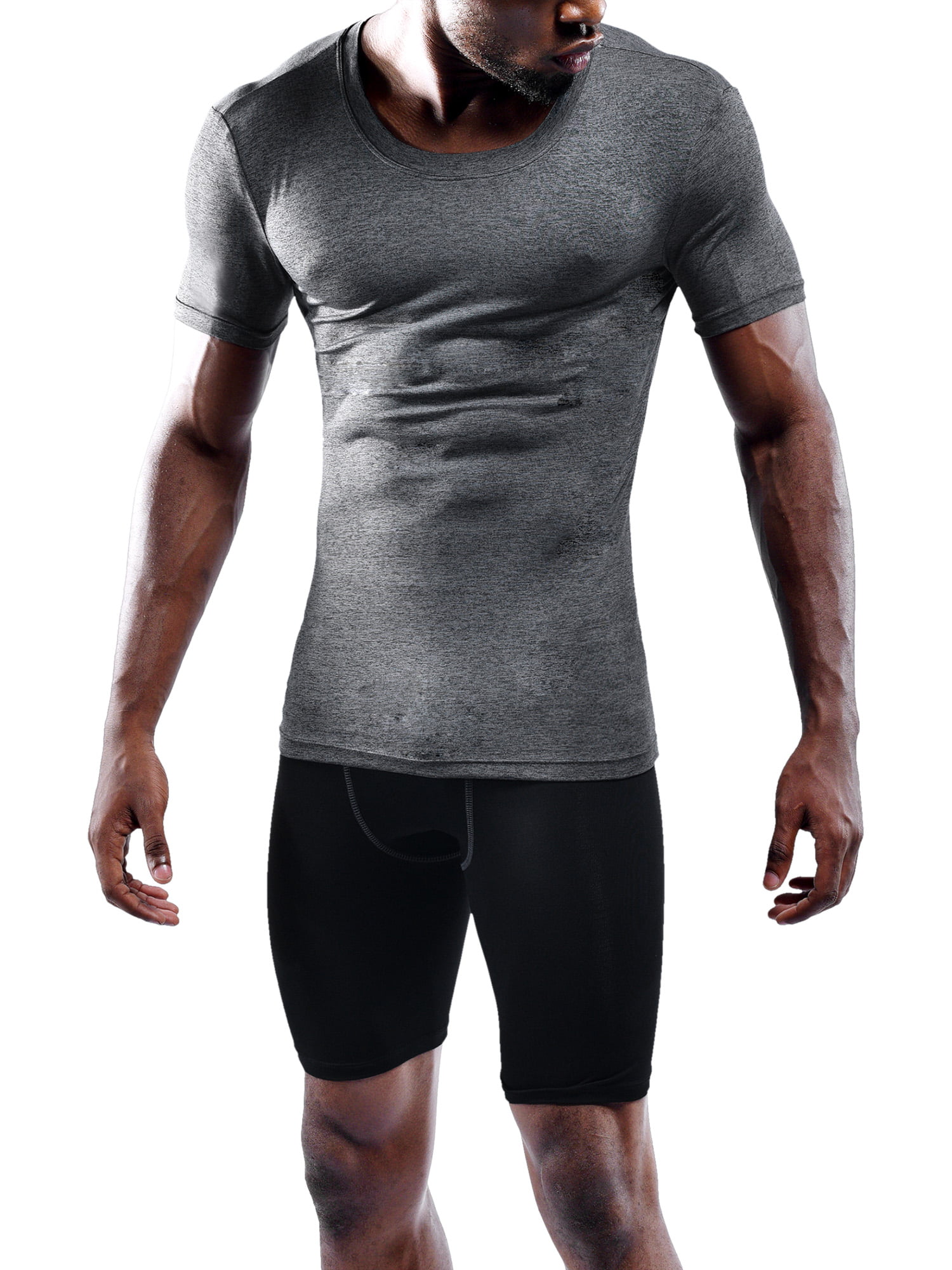 NELEUS Men's Athletic Compression Shirt Base Layer Tight Tops