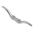 thumbnail image 3 of Rope Cleat Hook Hardware Flag Pole Accessory Stainless Steel Halyard Polished 4In, 3 of 8