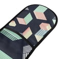 thumbnail image 4 of Yayeee Double Oven Mitt Kitchen Heat Resistant Baking 35" x7" Quilted Glove, Black Cubes, 4 of 6