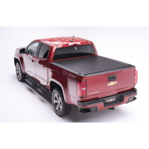 Truxedo Tonneau Cover 549901 Lo Pro QT; Soft Roll-Up Hook And Loop; Lockable Using Tailgate Handle Lock; Black; Vinyl