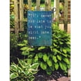 thumbnail image 2 of KDAGR Colorful Life Inspirational by George Eliot on Earthy Blue Garden Flag Decorative Flag House Banner 28x40 inch, 2 of 2