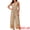 Brown, variant on DARING DIVA Women's Summer Spaghetti Straps Sleeveless V Neck Jumpsuit S Dusty Pink