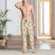 thumbnail image 2 of Balery Colorful Checkered 1 Pantalones de pijama para hombre, pijama ultraligero, pantalón de descanso-Small, 2 of 6