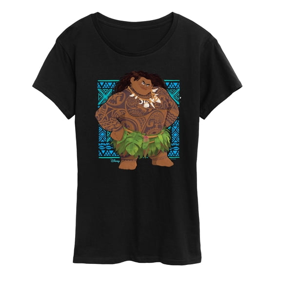 Moana - Maui Print - Women's Short Sleeve Graphic T-Shirt