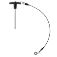 thumbnail image 1 of T Handle Quick Release Pin 0.2 Inch Diameter ,Stainless Steel Locking Pin with Push Button Lanyard Cable, 1 of 7