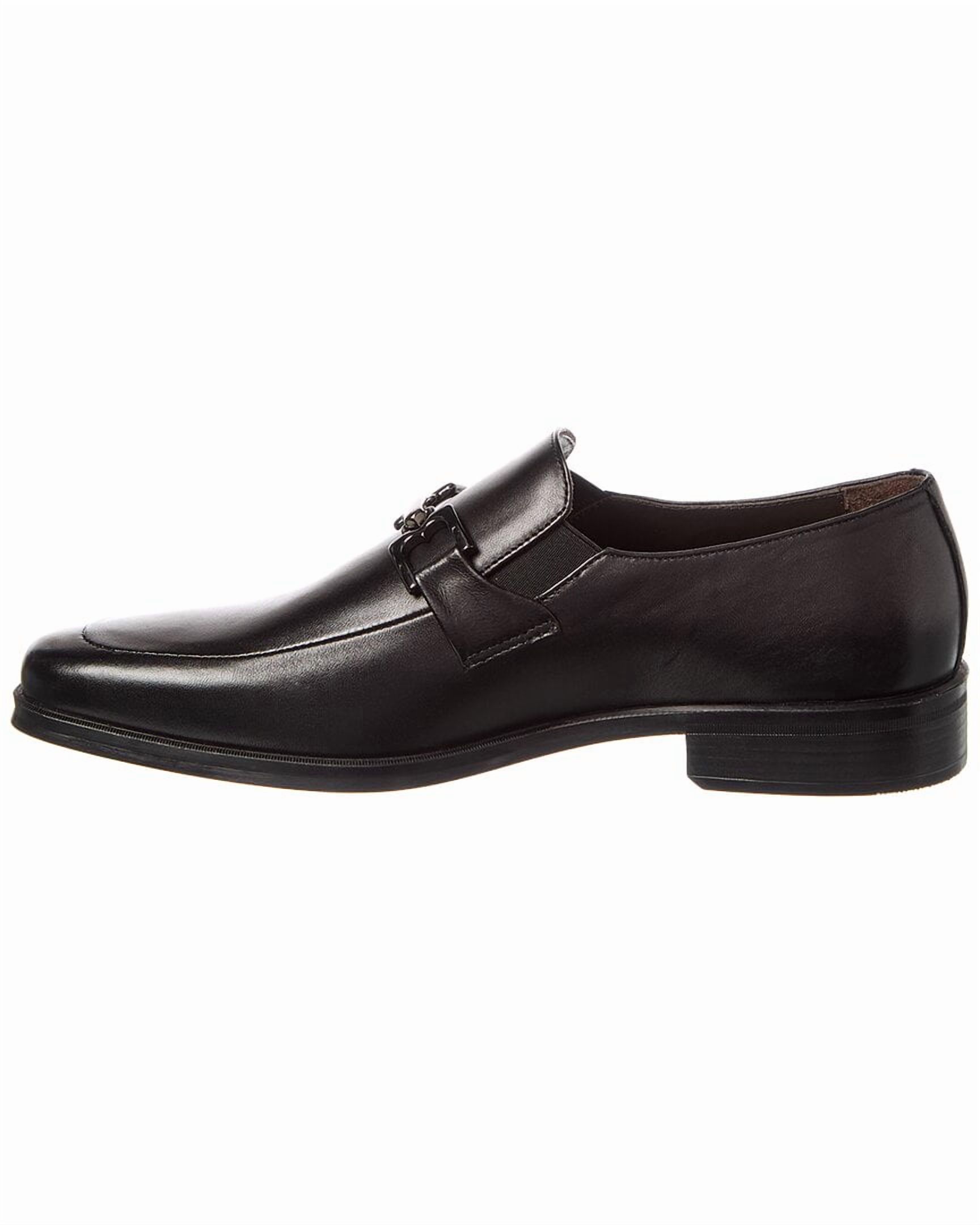 M by Bruno Magli Pitto Bit Leather Loafer, 10.5, Black 
