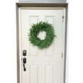 thumbnail image 3 of 24" Real Touch Norfolk Pine Wreath - Christmas Wreath for Front Door, Faux Cedar - Green - by Guvpev, 3 of 6