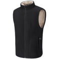 thumbnail image 4 of qafoshin Electric Heated Vest Tops for Men Outdoor Winter Warm Fleece-lined Heated Jacket with 10 Adjustable Heat Zones, 4 of 8