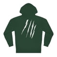 thumbnail image 2 of Effete Feline Claw Marks Scratch Unisex Hooded Sweatshirt, 2 of 4