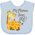 thumbnail image 3 of Inktastic My Memaw Loves Me Boys or Girls Baby Bib, 3 of 4
