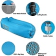 thumbnail image 3 of Inflatable Couch Lounger Waterproof Air Sofa, Inflatable Chair(1pcs-blue) 26-27s, 3 of 3