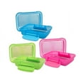 thumbnail image 2 of Greenbrier Plastic Storage Containers, Small, Mini, Snap-lock Lids, 6-pc Set, Colors May Vary, 2 of 6