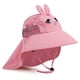 thumbnail image 1 of REDESS Gorro de nailon UPF 50 para niños pequeños, niños y niñas de 2 a 10 años,Bunny Pink, 1 of 9