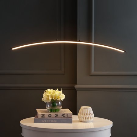 Jonathan Y Roxanna 41.5" Dimmable Adjustable Integrated Led Metal Linear Pendant