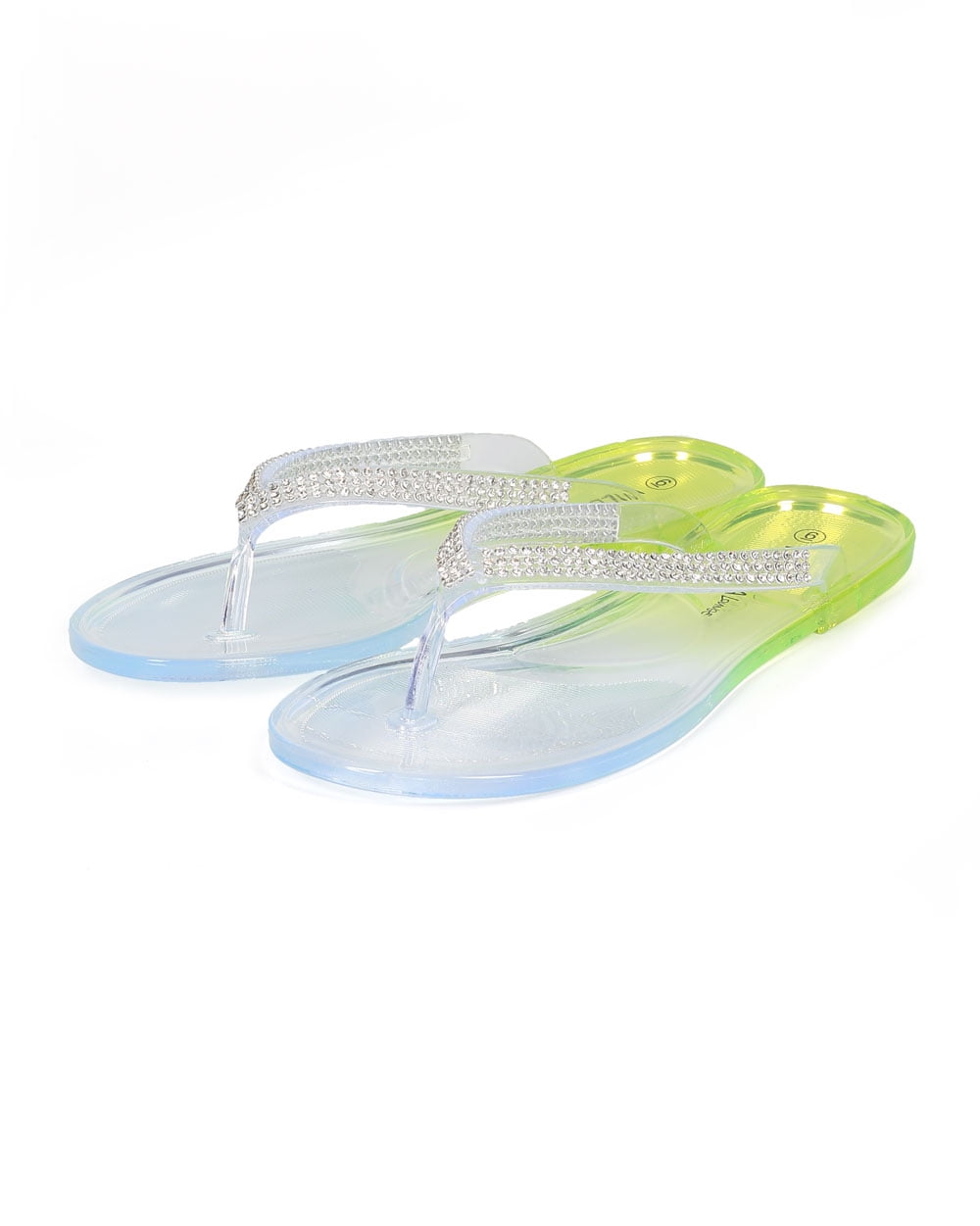 clear jelly flip flops