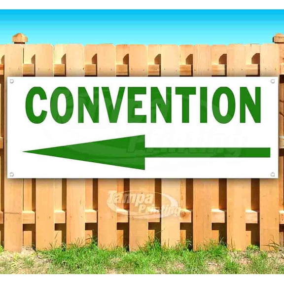 Convention 13 oz Vinyl Banner With Metal Grommets