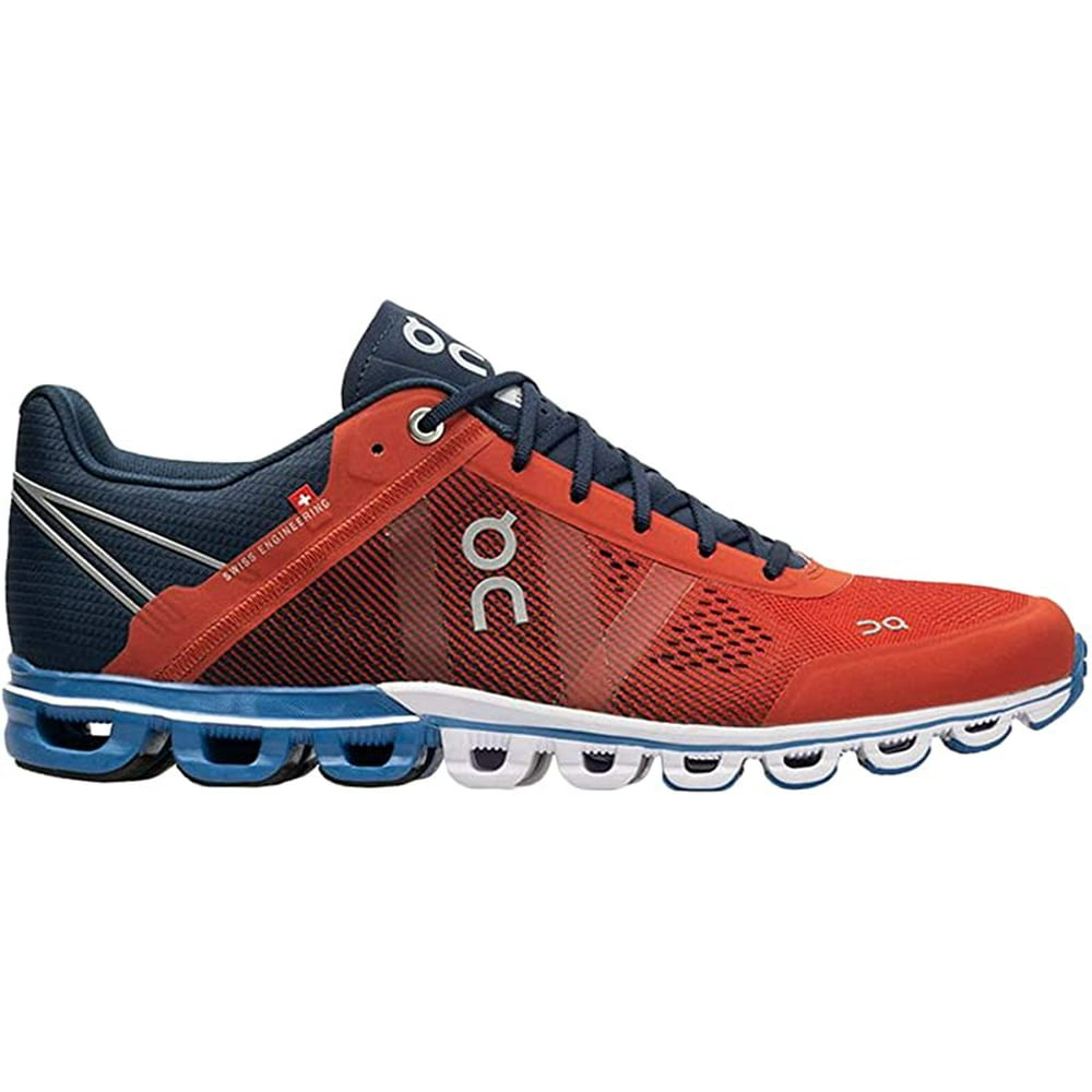 On Running On Running Men's Cloudflow Road Shoes, Rust/Pacific, 12 D(M) US