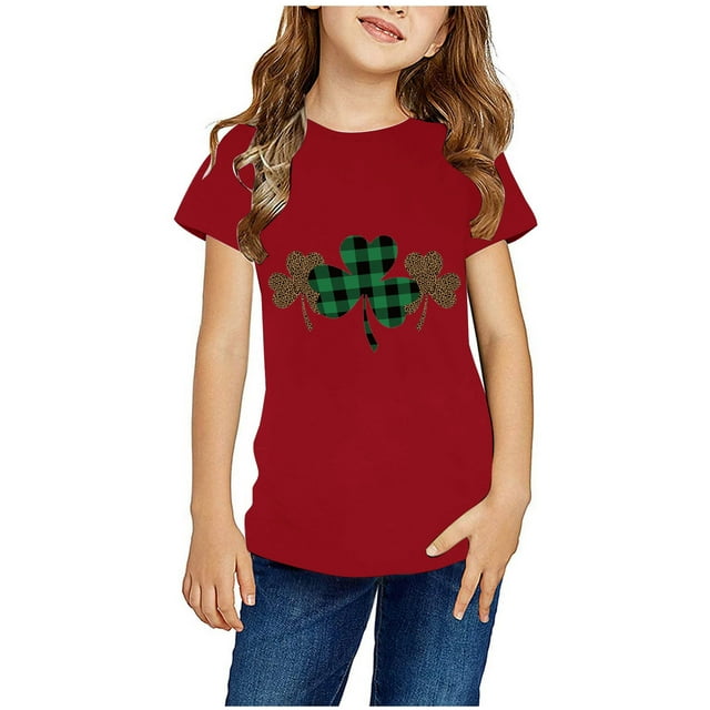 SDNall Mode Mignon pour Tout-Petits Garçons Filles Col Rond Imprimé Manches Courtes