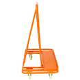 thumbnail image 4 of Tcbosik Heavy Duty Drywall Sheet Cart, 1600 lbs Load Capacity Steel Panel Dolly with Brake and 4 Wheels for Warehouse, Factory, Basement, Orange, 4 of 9