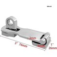 thumbnail image 4 of Marine Grade Stainless Steel Heavy Duty Door Hasp With Turning Padlock Eye Mount GGZGV Gift 2024 SZRH A-F, 4 of 5