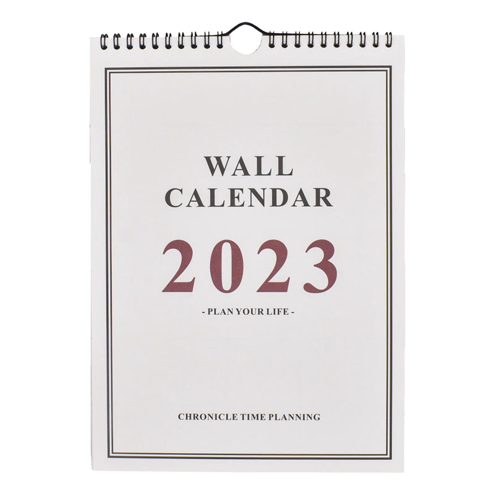 Calendar 2023|Wall Calendar from September 2022 to December 2023|16 Months  Large Calendar,Monthly Planner with Hanging Hook,Simple Design - Walmart.com