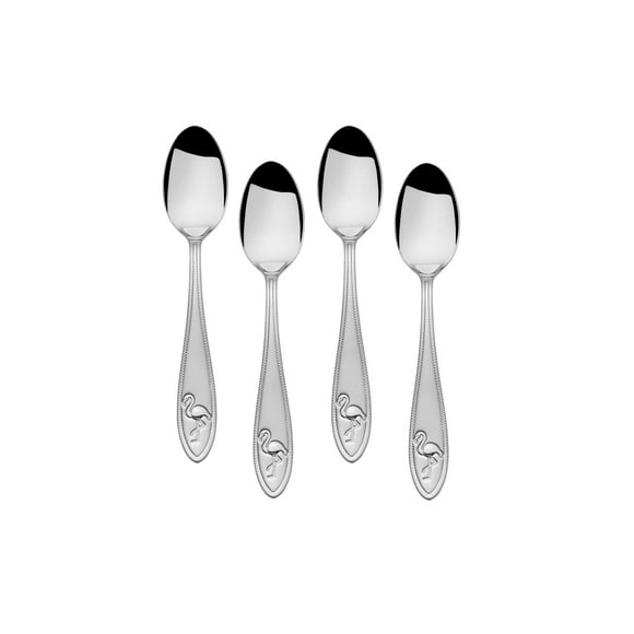 Towle Living Flamingo Demi Spoons, Set Of 4, Stainless Steel