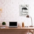 thumbnail image 2 of Stupell Industries Save the Chubby Unicorns Rhino Animal Humor Canvas Wall Art Design by Daphne Polselli, 2 of 6