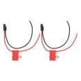 thumbnail image 2 of Cable de alimentación ANGGREK de radio móvil Alto aislamiento 2 Piezas de 11,8 pulgadas Para GM3188 GM3688 GM1280, 2 of 7