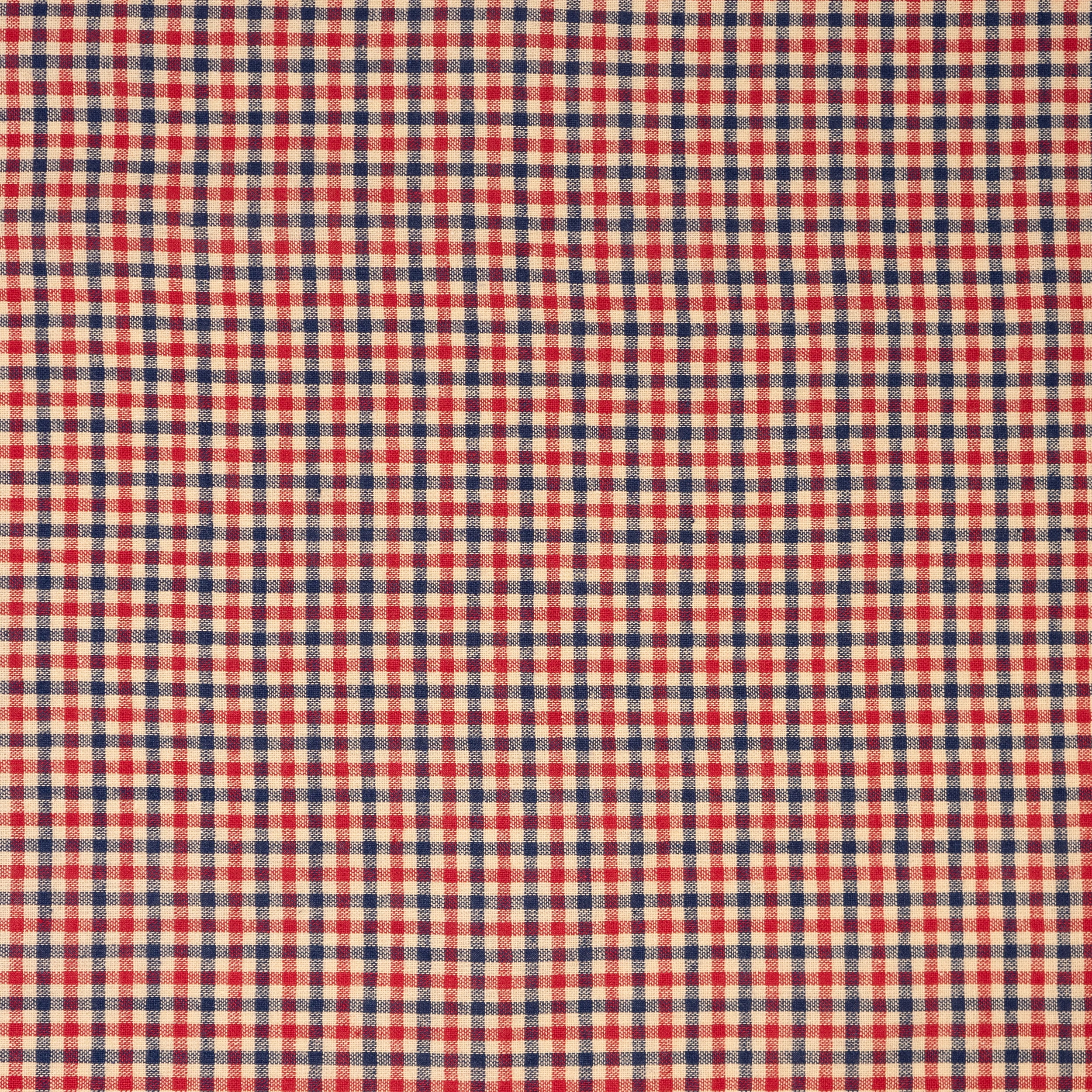 Waverly Inspirations Cotton 44" Homespun 1/8" Plaid Ink & Red Color Fabric by the Yard