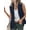 Navy Blue, variant on Women'S Sleeveless Blazer Vest Casual Open Front Single Button Summer Jacket with Pockets Army Green M