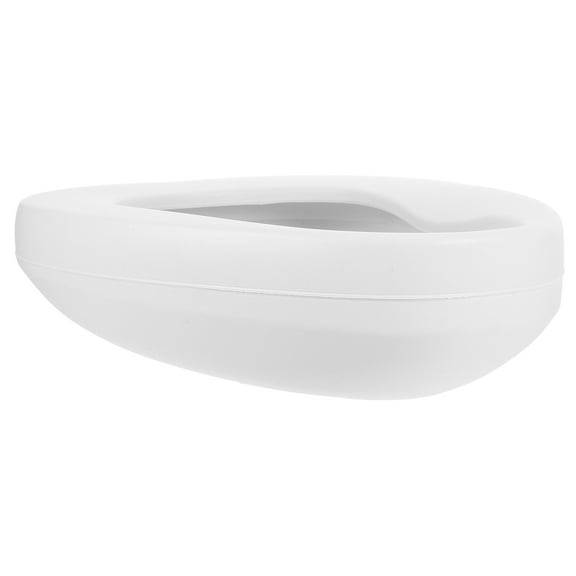 CTIRCHIU White Bed Pan For Women Plastic Ergonomic Design For Hospital Use 1Set