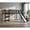 Brown, variant on Demi Bonn Twin Over Twin Floor Bunk Bed with Slide and Ladder, Solid Pine Wood Low Bunkbeds with Safety Guardrails for Dorm, Bedroom, Guest Room, White