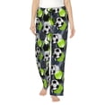 thumbnail image 1 of Balery Football Pantalones de pijama para mujer, pijamas ultraligeros, pantalones de estar por casa-3X-Large, 1 of 6