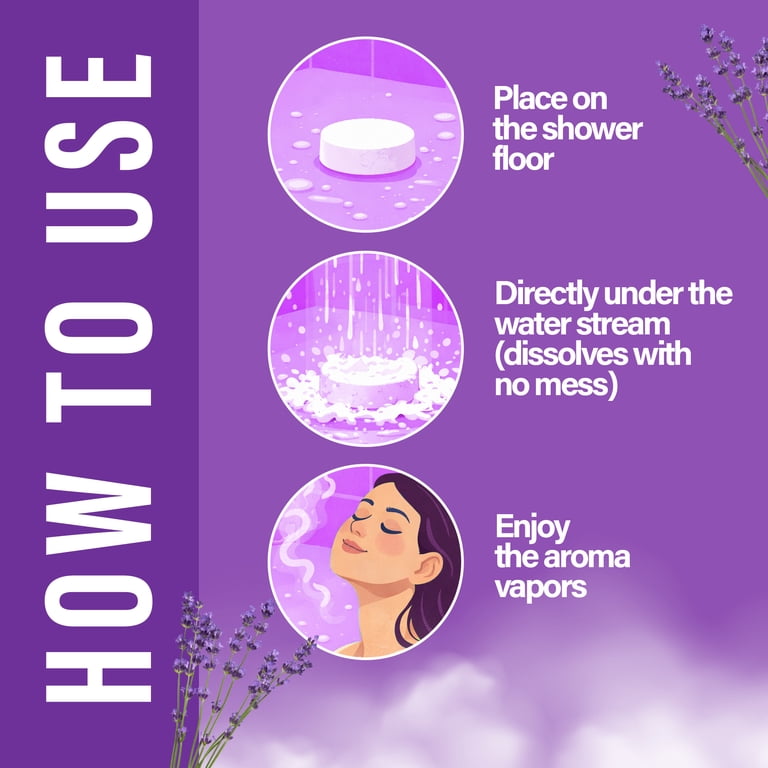 Equate Lavender Vapor Shower Tablets, 5 Count photo 5