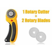 OLFA Rotary Cutter with 45mm Rotary Blades x2 Set, Olfa Cutter
