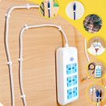 thumbnail image 2 of LinenLoon 200 Pack Nail in Cable Clips Ethernet Cable Nails Tacks Clips 7mm for Cat6 Cable - White, 2 of 5